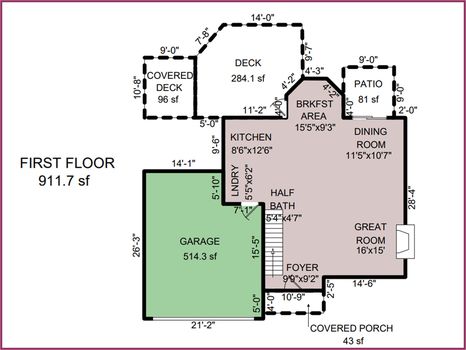 Level 1 – 5717 Brandy Ridge Lane Charlotte, NC
