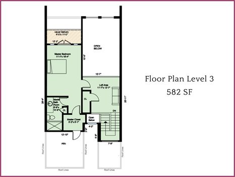 Floorplan Level 3 &#8211; 155 Greenridge Road, Clover, SC