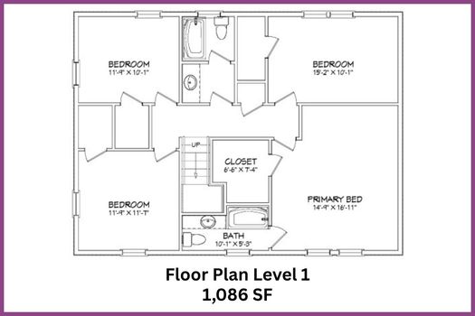 42 - Floor Plan Level 2 - 113 Windsong Court, Gastonia, NC