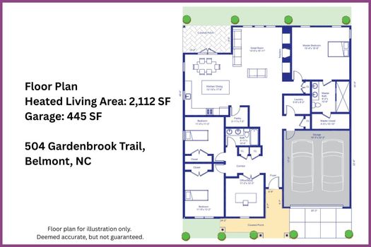 037 - Floor Plan 504 Gardenbrook Trail, Belmont, NC
