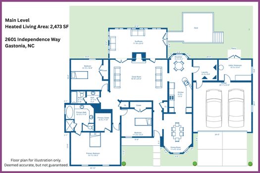 003 - Floor Plan - 2601 Independence Way, Gastonia, NC