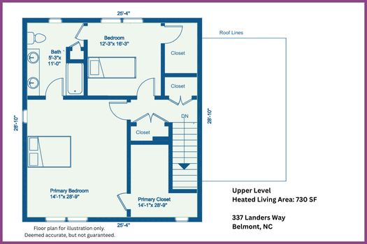 030 - Floor Plan Level 2 - 337 Landers Way, Belmont, NC