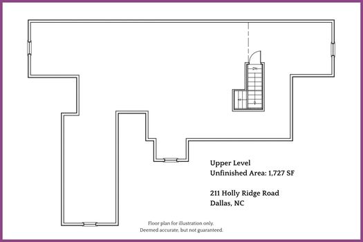Floor Plan Level 2 - 211 Holly Ridge Road, Dallas, NC