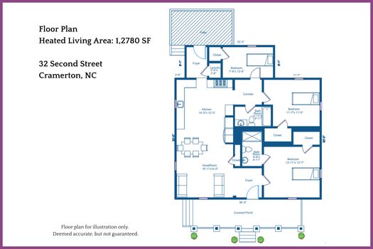Floor Plan - 32 Second Street, Cramerton, NC