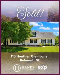 Sold - 113 Heather Glen Ln, Belmont, NC for Instagram
