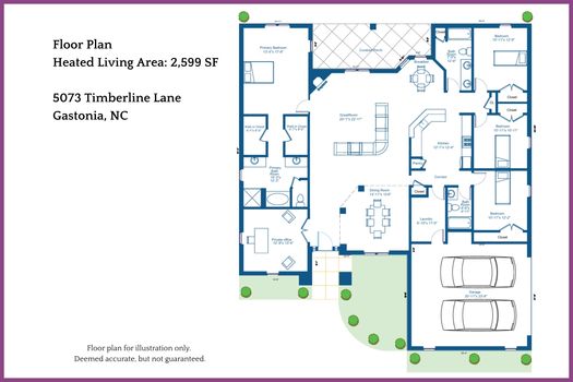 Floor Plan - 5073 Timberline Lane, Gastonia, NC