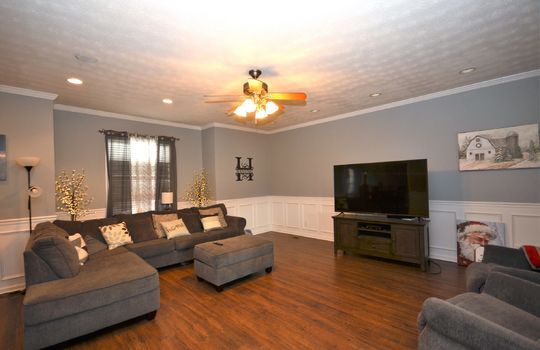 2nd Family Room with Hardwood Flooring and Surround Sound