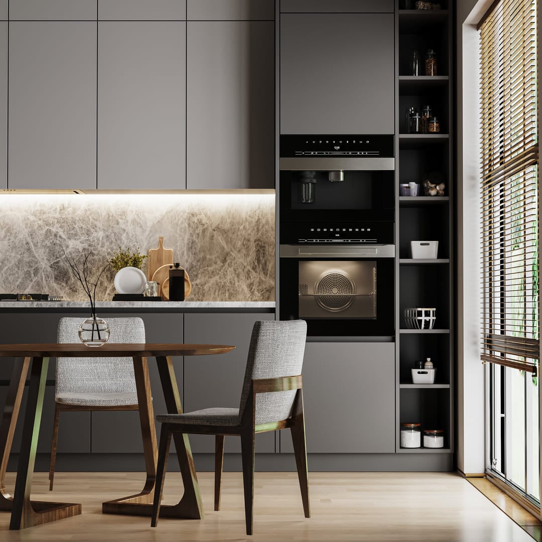 Modern luxury kitchen interior, South Jersey home
