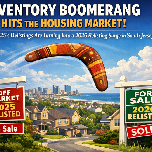 Inventory Boomerang Hits the Housing Market: Why 2025’s Delistings Are Turning Into a 2026 Relisting Surge in South Jersey