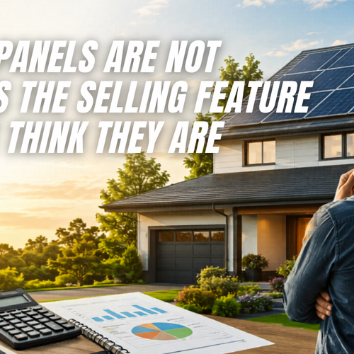 Solar Panels Are Not Always the Selling Feature People Think They Are