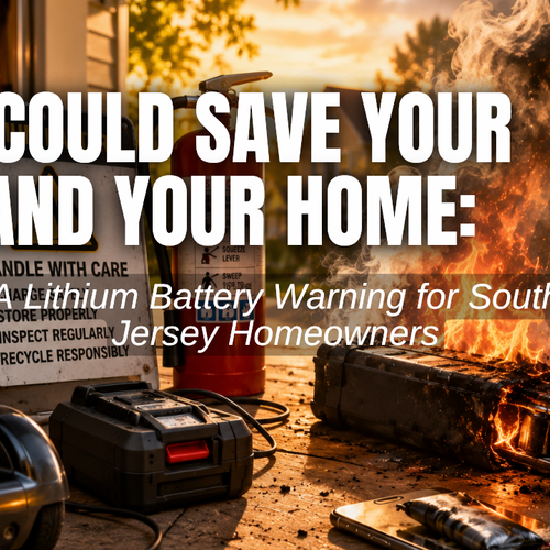 This Could Save Your Life and Your Home: A Lithium Battery Warning for South Jersey Homeowners