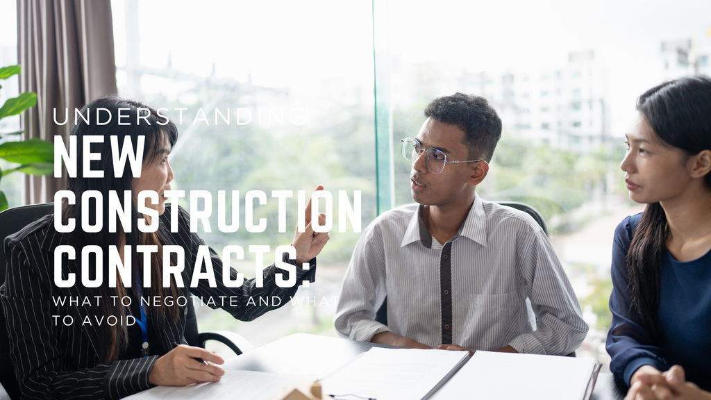Negotiation Rapport Construction Understanding New Construction Contracts: What to Negotiate and What to ...