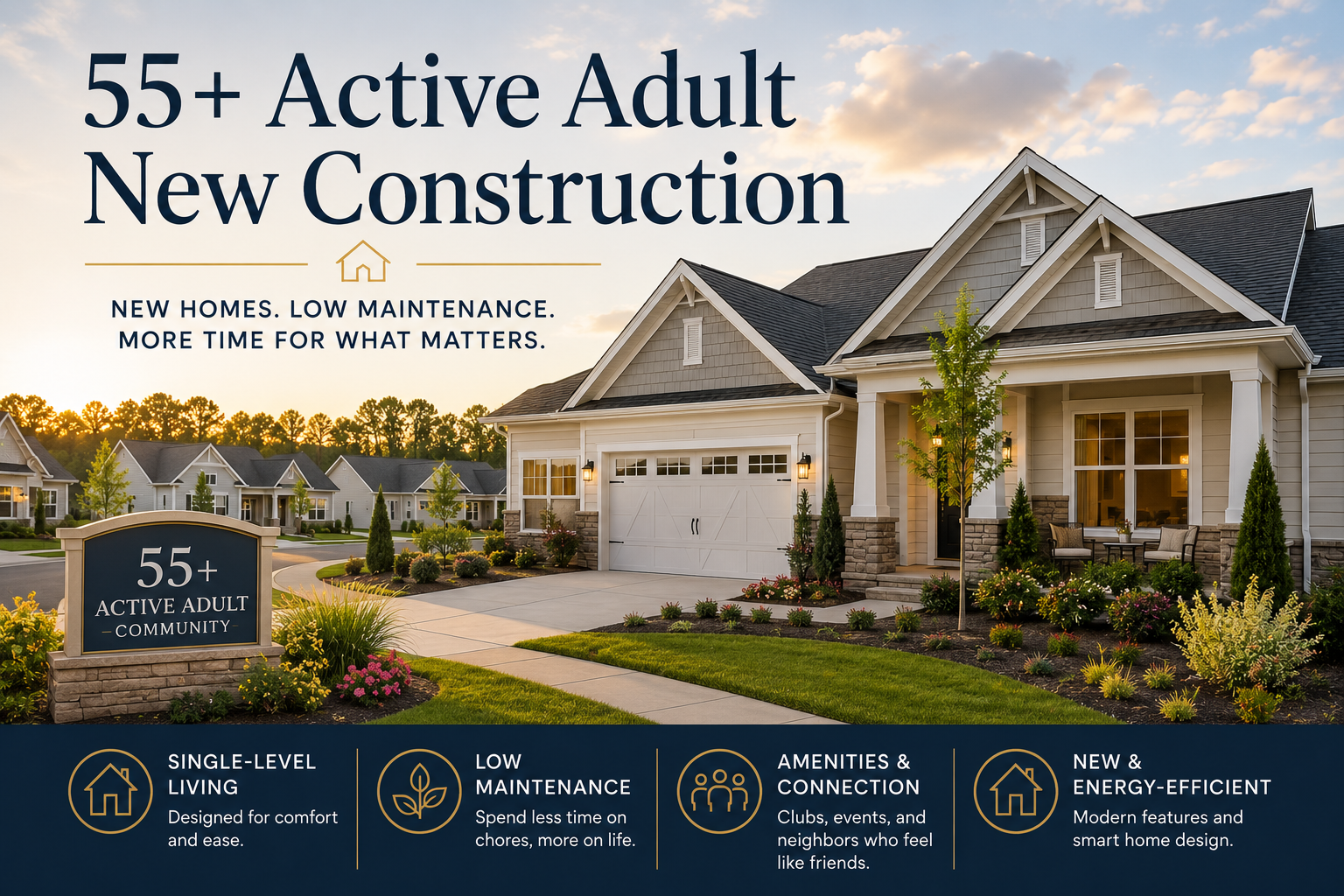55+ Active Adult New Construction