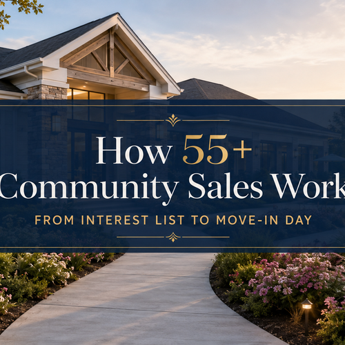 How 55+ Community Sales Work: From Interest List to Move-In Day