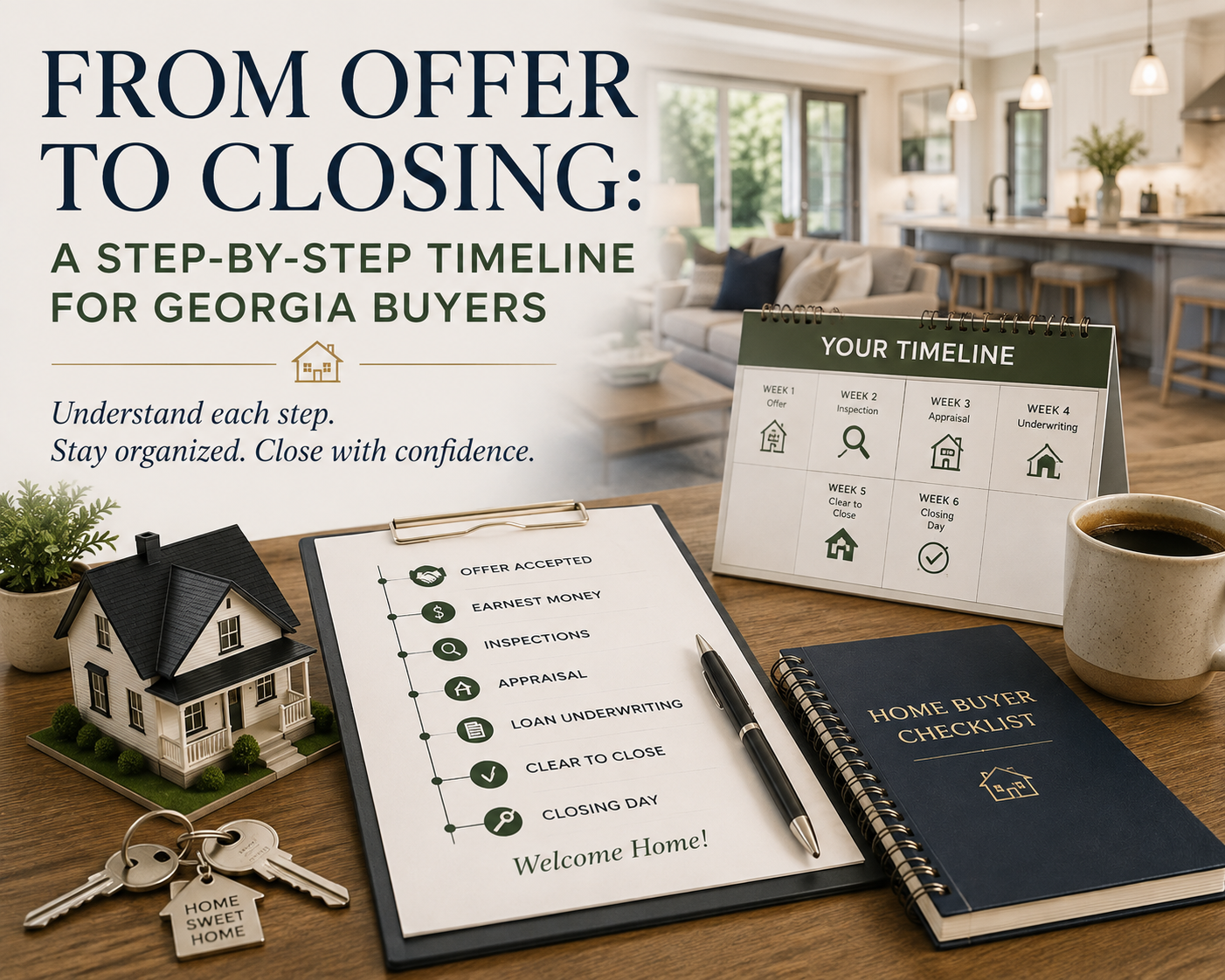 Offer to Closing Timeline for Georgia Buyers | Marna Friedman