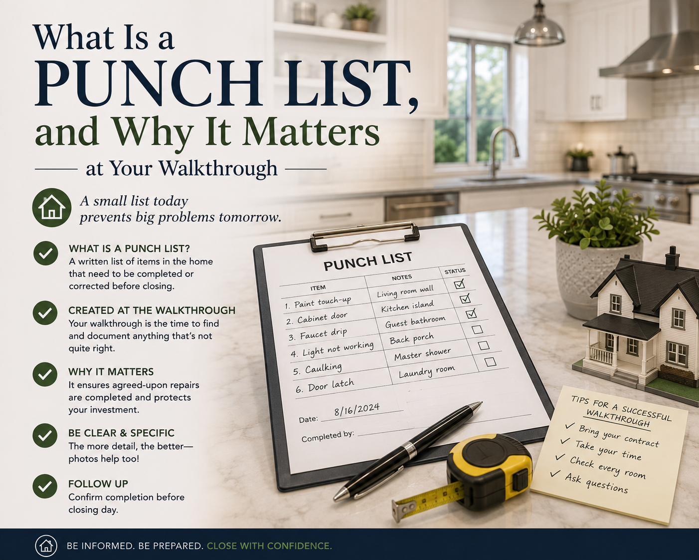 New Construction Punch List Explained | Marna Friedman