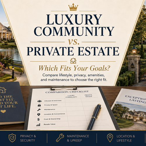Luxury Community vs. Private Estate: Which Fits Your Goals?