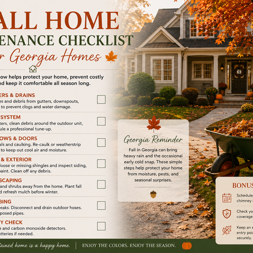 A Fall Home Maintenance Checklist for Georgia Homes