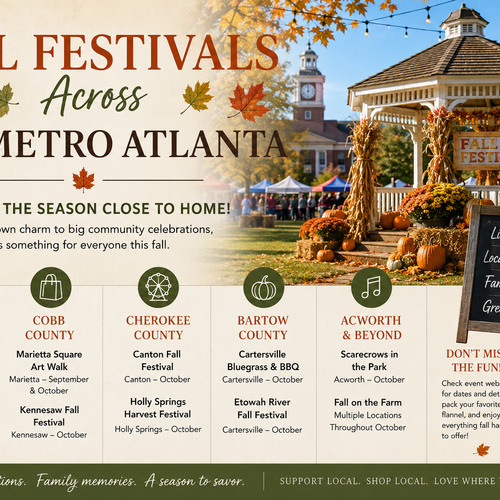 Fall Festivals Across NW Metro Atlanta