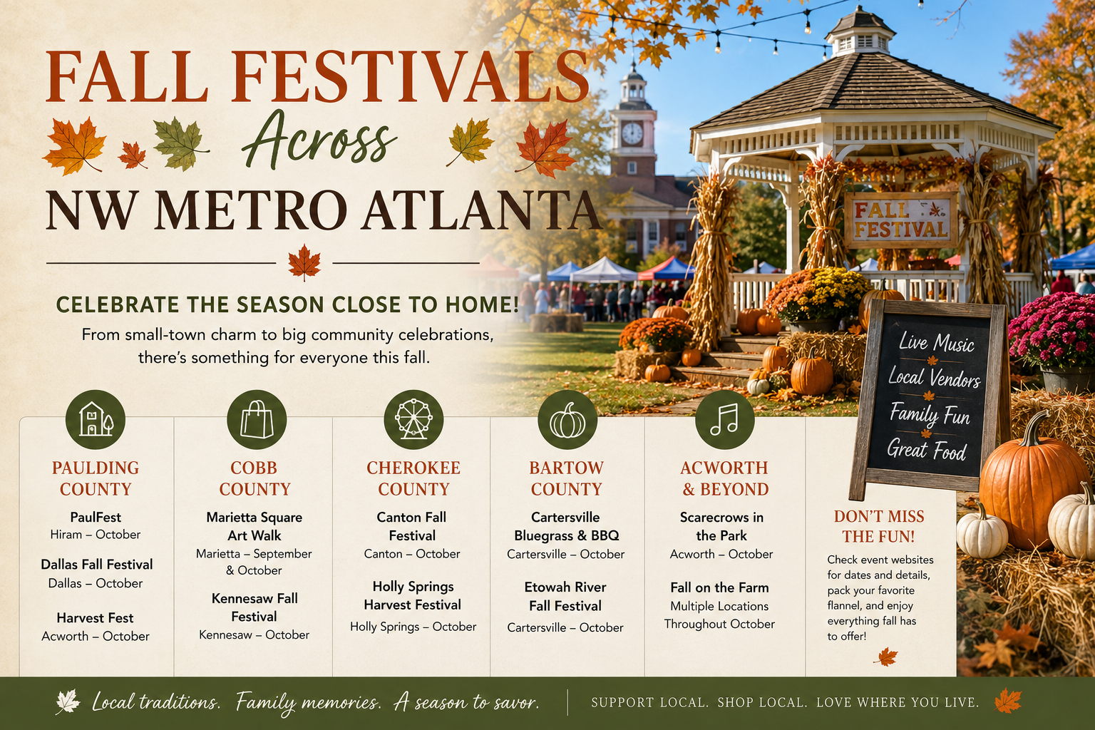 Fall Festivals in NW Metro Atlanta | Marna Friedman