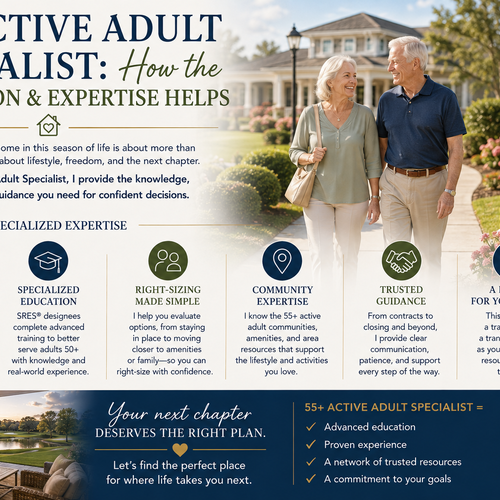 55+ Active Adult Specialist: How the Education and Expertise Helps