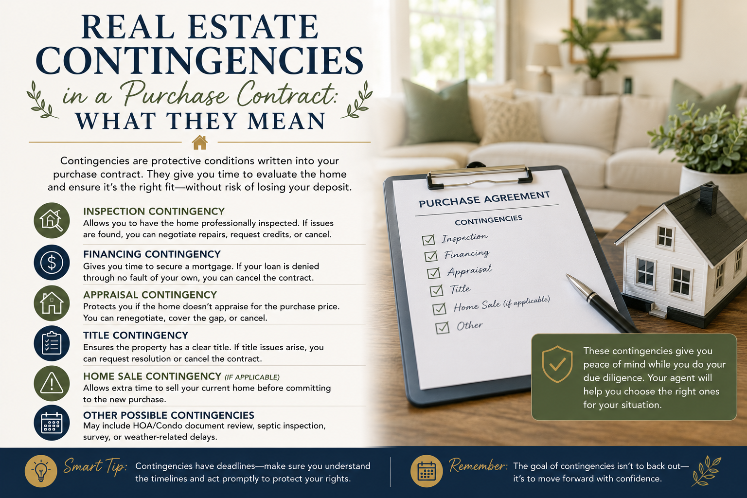 Real estate contingences in a purchase contract | Marna Friedman