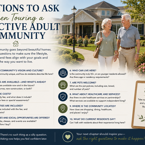 Questions to Ask When Touring a 55+ Active Adult Community