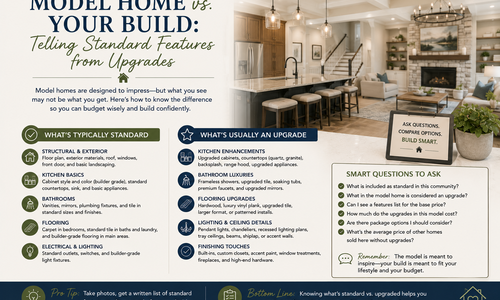 Model Home vs. Your Build: Telling Standard Features &hellip;