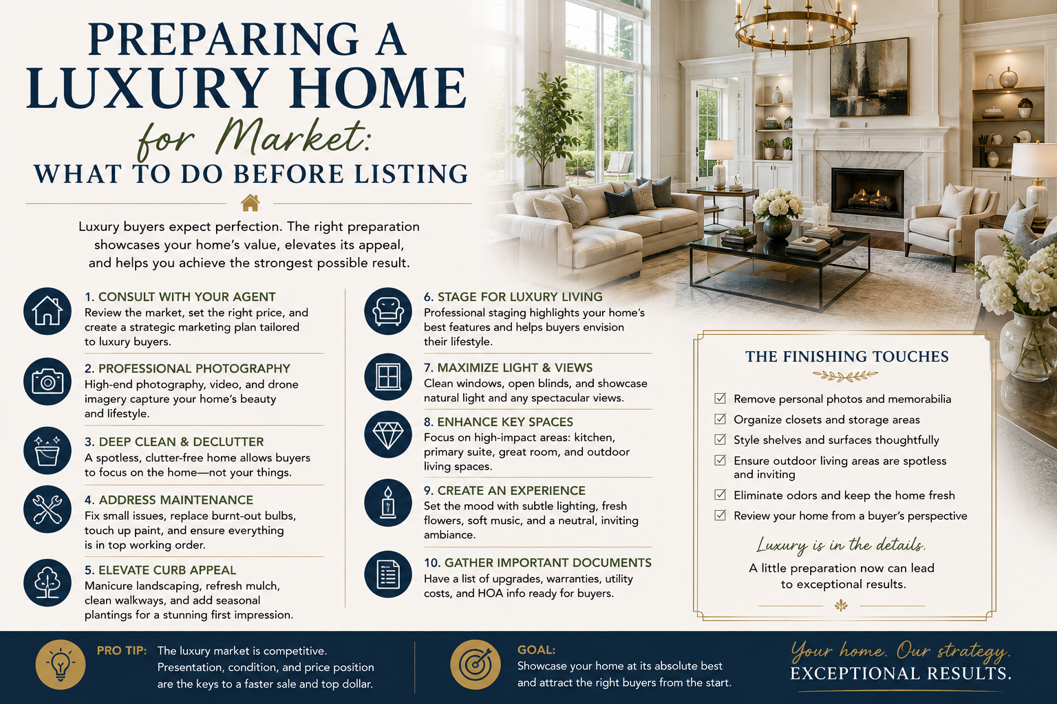 Preparing a Luxury Home to Sell | Marna Friedman