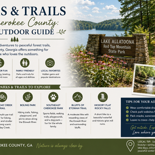 Parks and Trails in Cherokee County: An Outdoor Guide