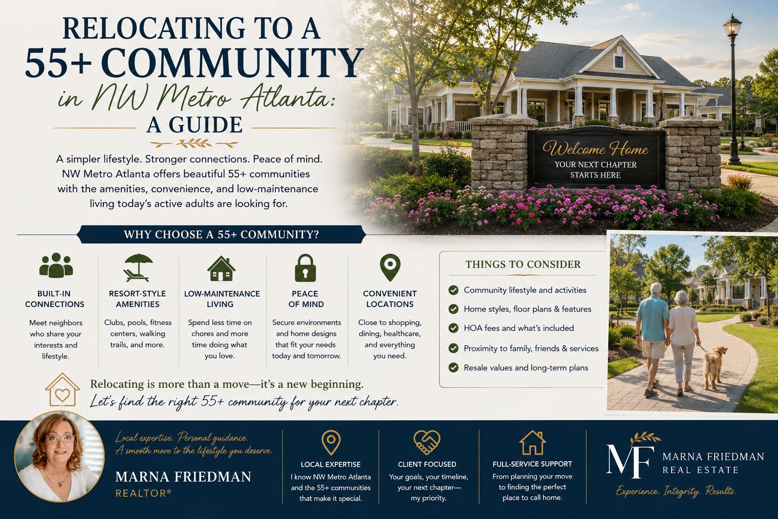 Relocating to a 55+ Community in Georgia | Marna Friedman