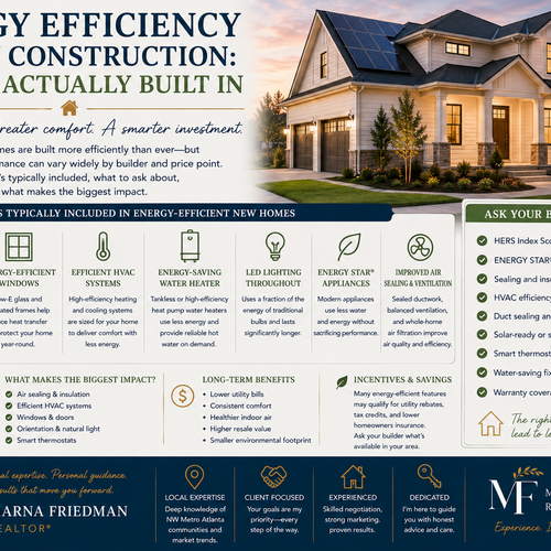 Energy Efficiency in New Construction: What's Actually Built In