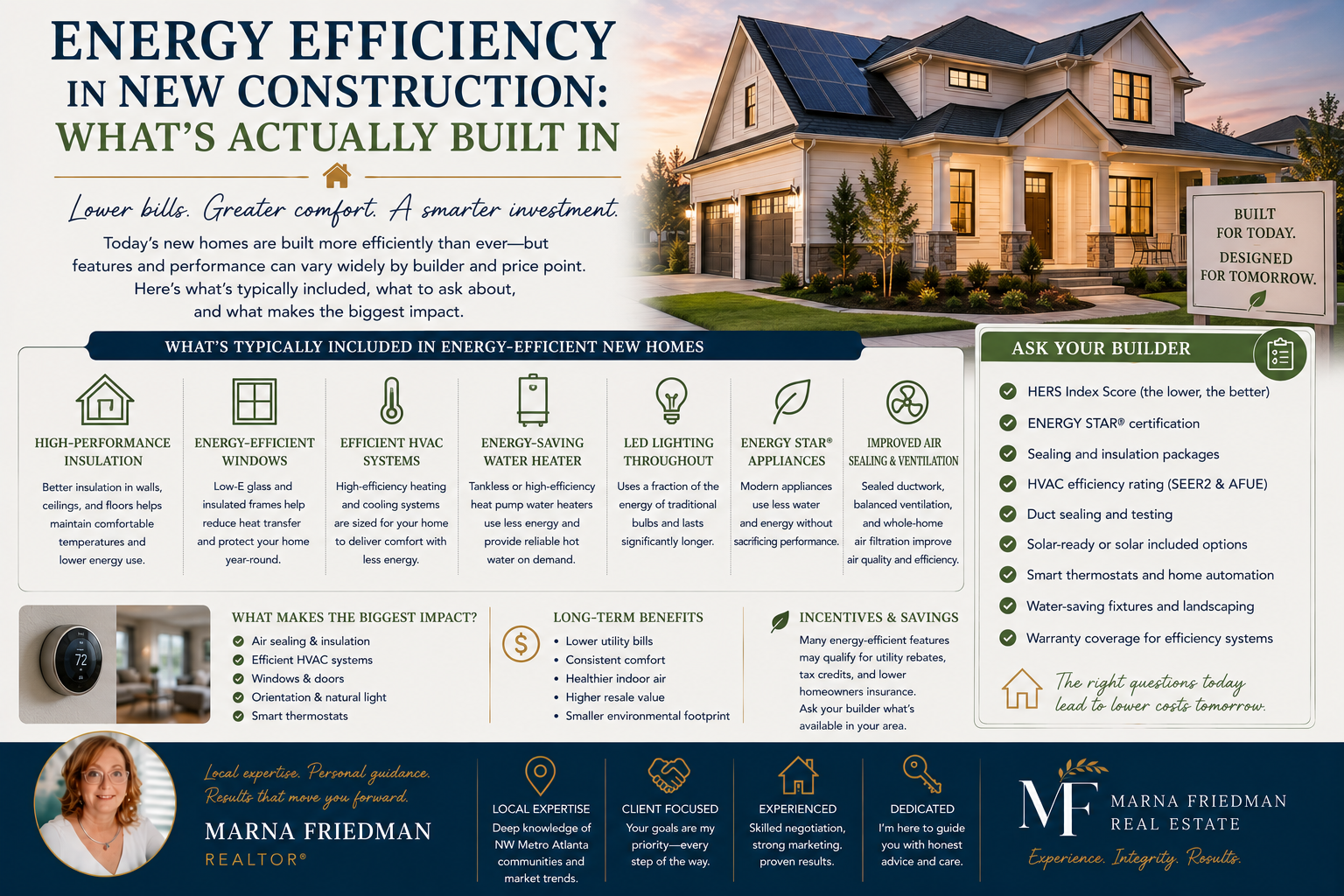 New Construction Energy Efficiency Explained | Marna Friedman