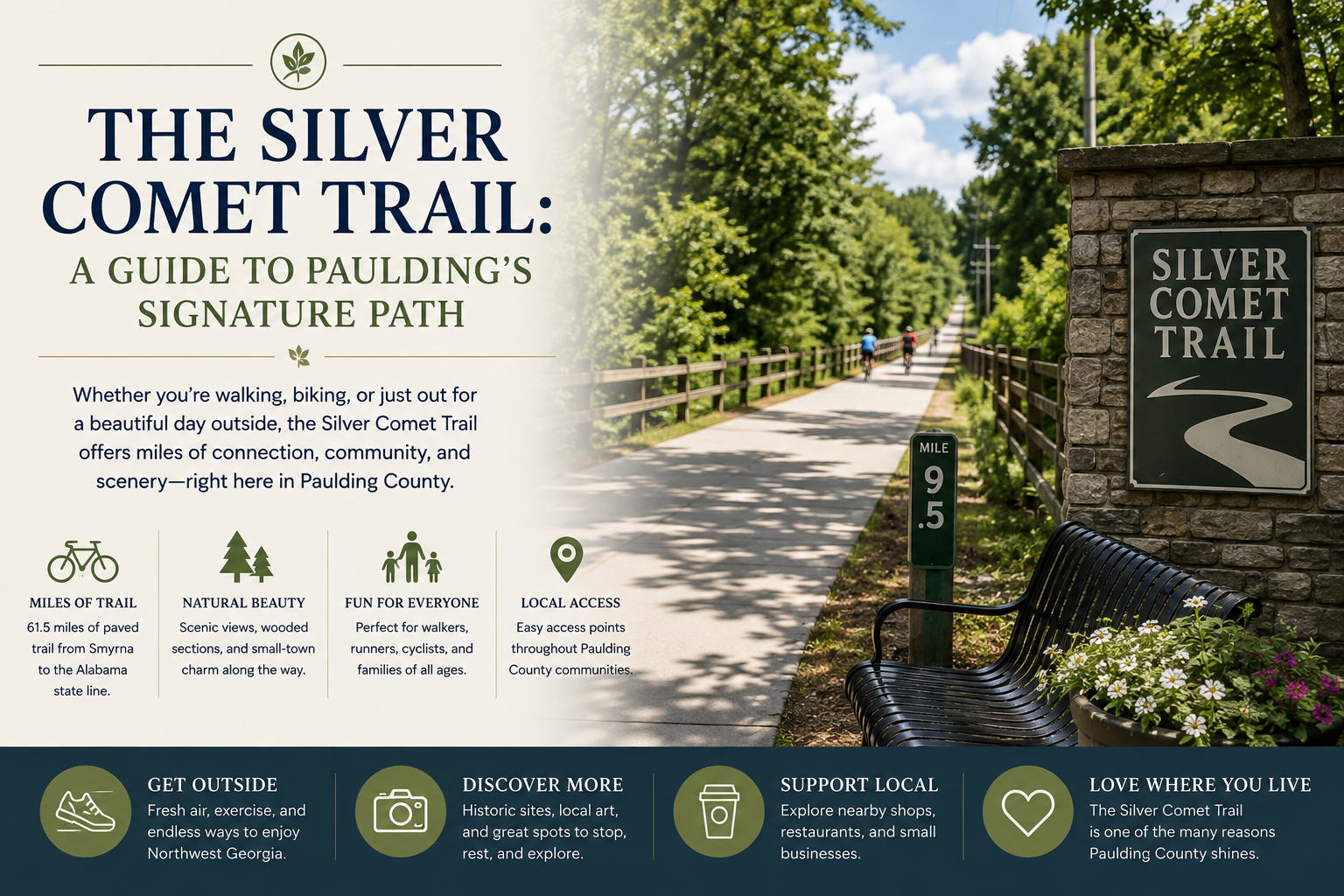 Silver Comet Trail Guide: Access, Stops, Tips | Marna Friedman