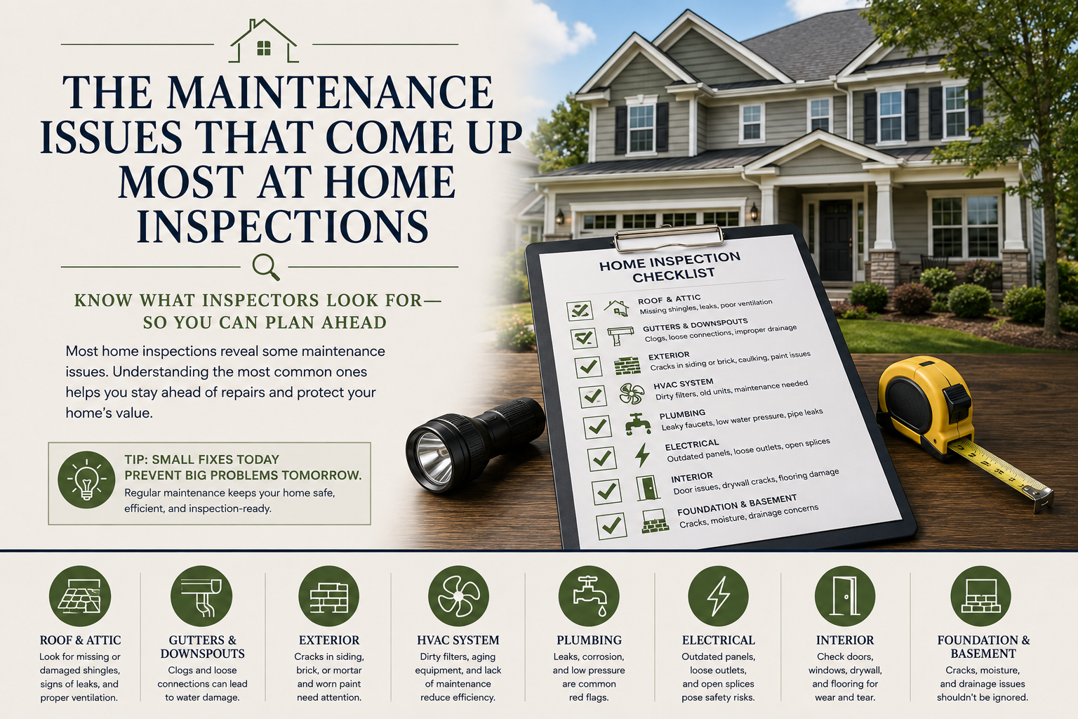 Common Home Inspection Maintenance Issues | Marna Friedman