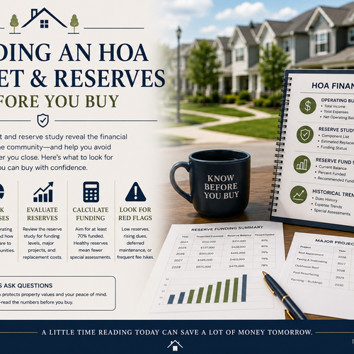 Reading an HOA Budget and Reserves Before You Buy