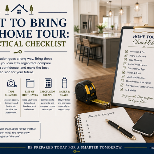 What to Bring to a Home Tour: A Practical Checklist