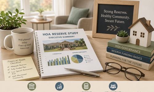 Reading a 55+ HOA Reserve Study: What Financial Health Looks &hellip;
