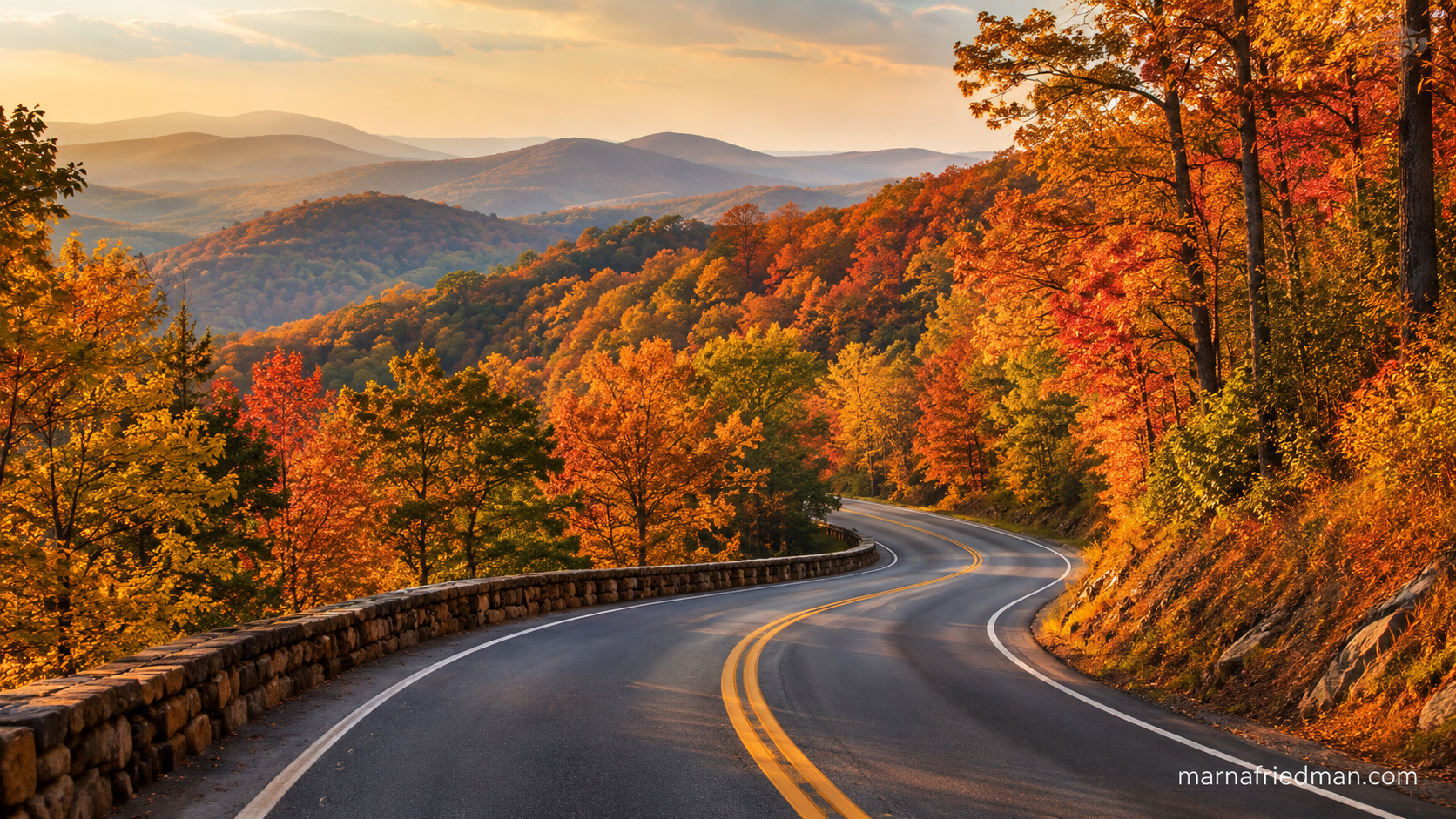Fall Foliage Drives Near NW Metro Atlanta | Marna Friedman