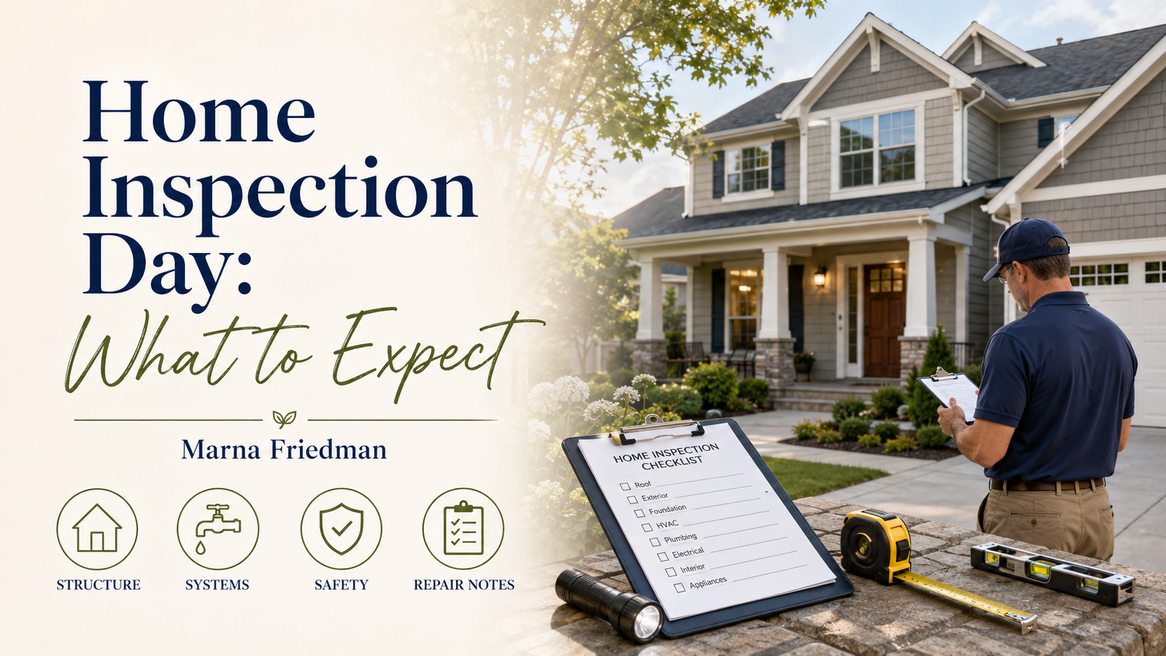 Home Inspection Day: What to Expect | Marna Friedman