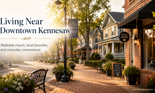Living Near Downtown Kennesaw: The Lifestyle Draw