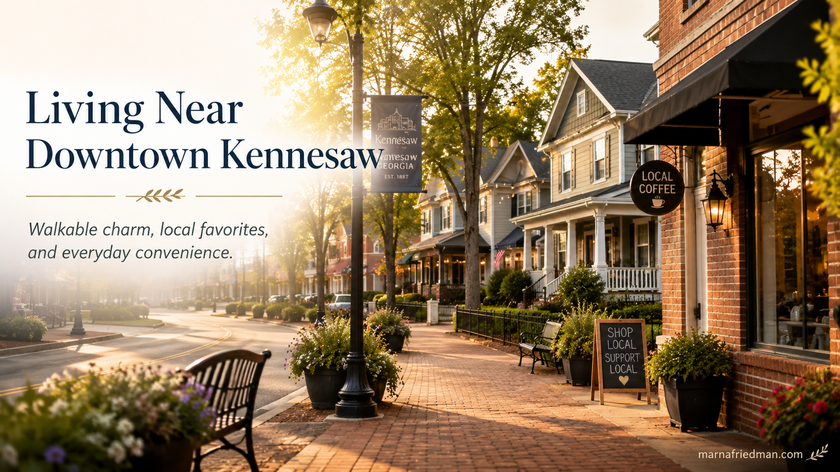 Living Near Downtown Kennesaw | Marna Friedman