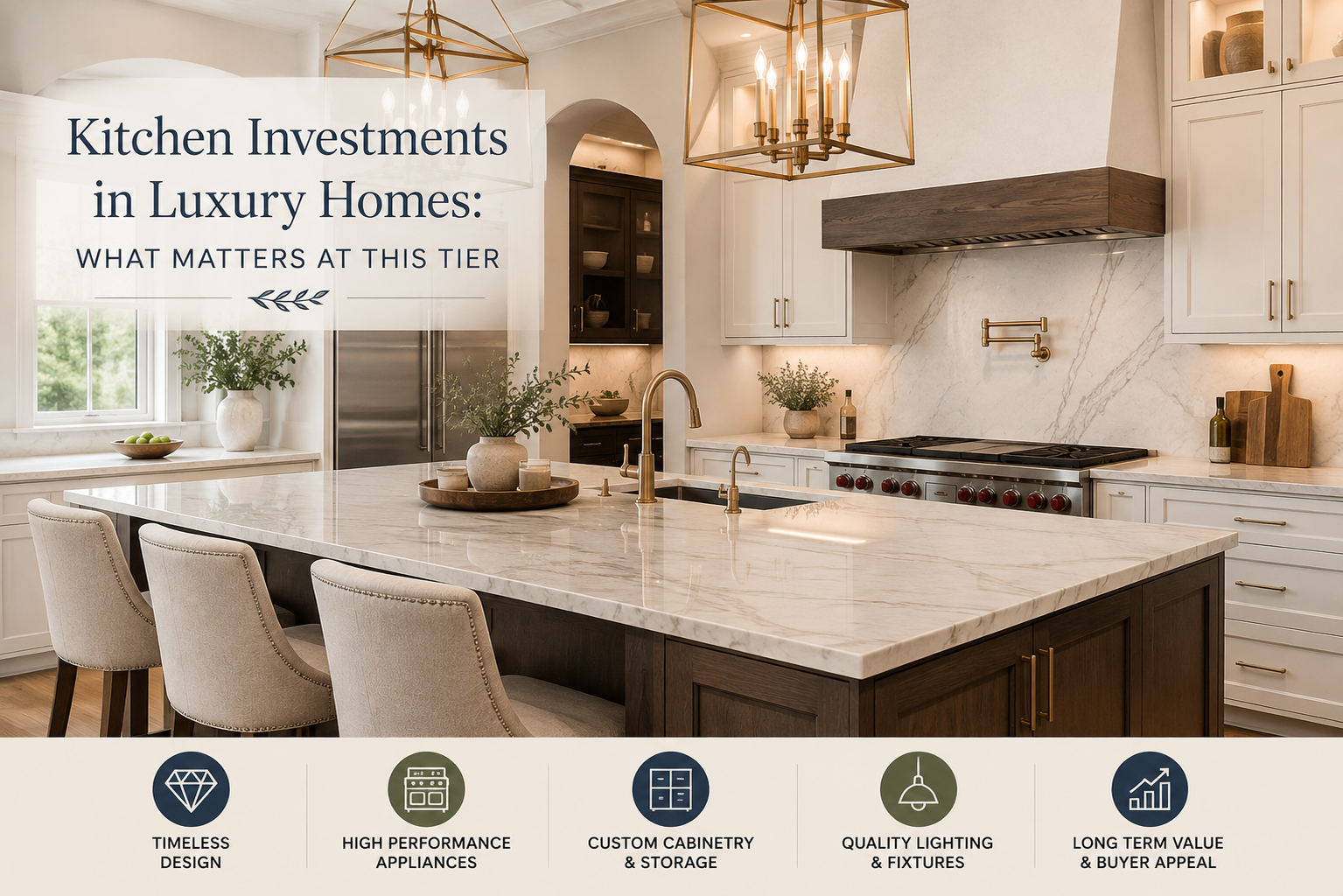 Luxury Kitchen Investments Guide | Marna Friedman