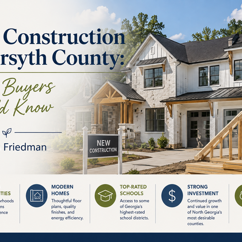 New Construction in Forsyth County: What Buyers Should Know