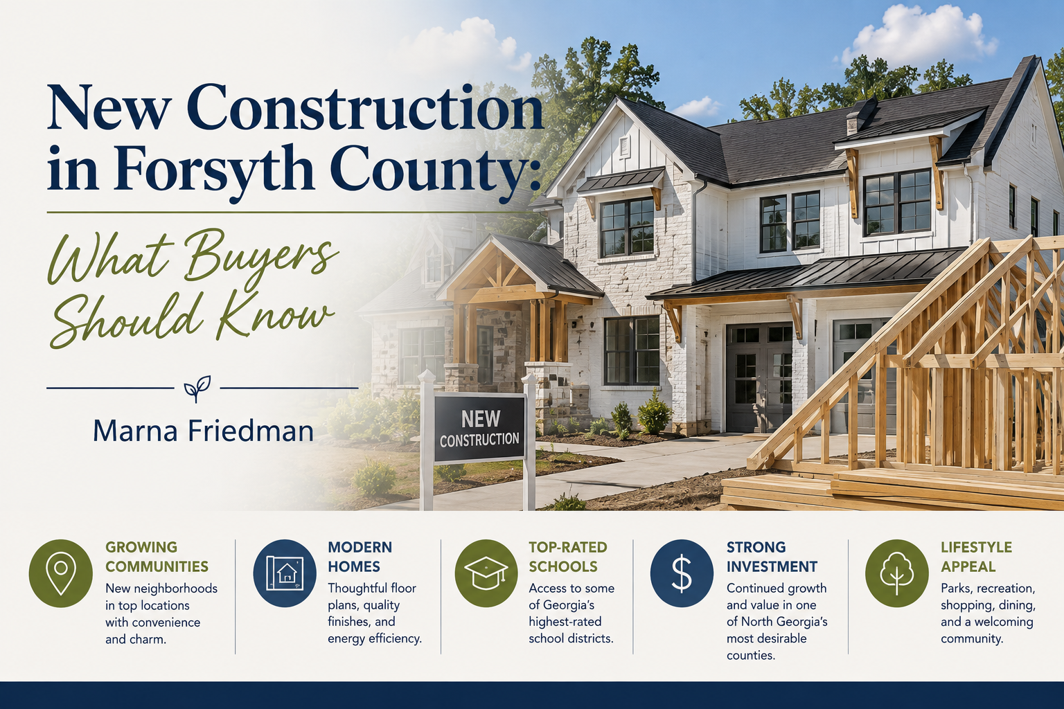 New Construction in Forsyth County | Marna Friedman
