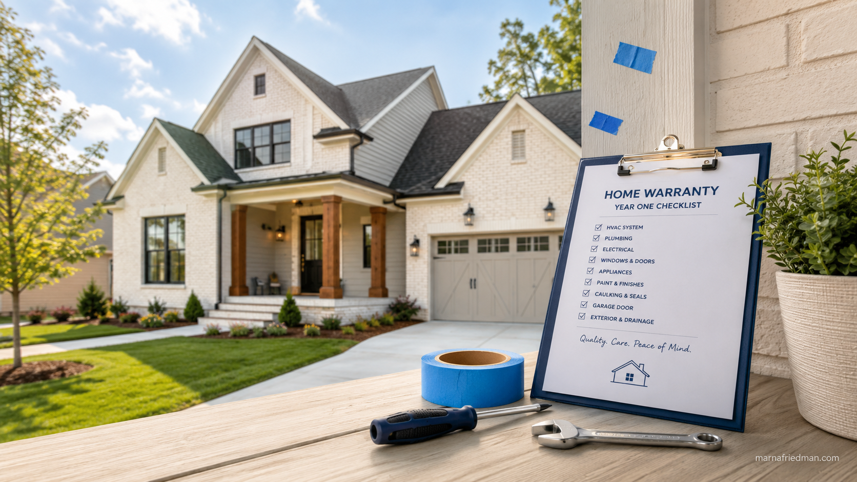 New Home Warranty Year One Guide | Marna Friedman