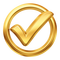 gold check mark