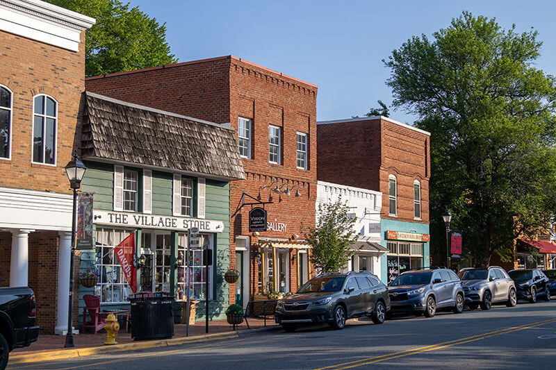 Downtoan Davidson NC shops