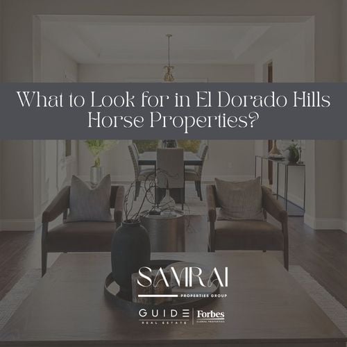 What to Look for in El Dorado Hills Horse Properties?