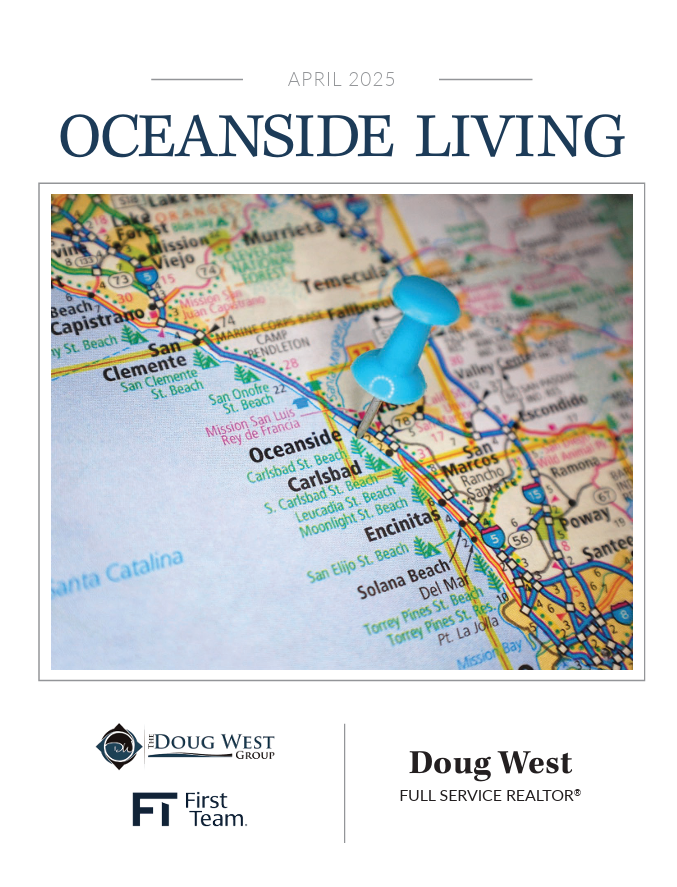 Oceanside Living Magazine April 2025 Cover